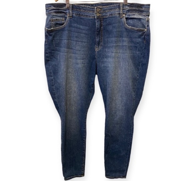 Kut From The Kloth 22W High Rise Toothpick Skinny Jeans Womens Stretch Plus Size - Picture 1 of 12